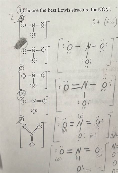 Solved Choose the best Lewis structure for | Chegg.com