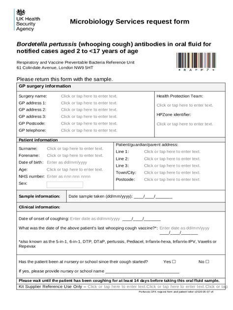 Microbiology Services request Doc Template | pdfFiller