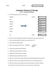 Storage Units of Memory Practice 的图像结果