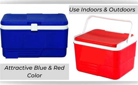 IMPREXO Plastic Insulated Icebox Chiller Icebox Cooler Icebox Chiller ...