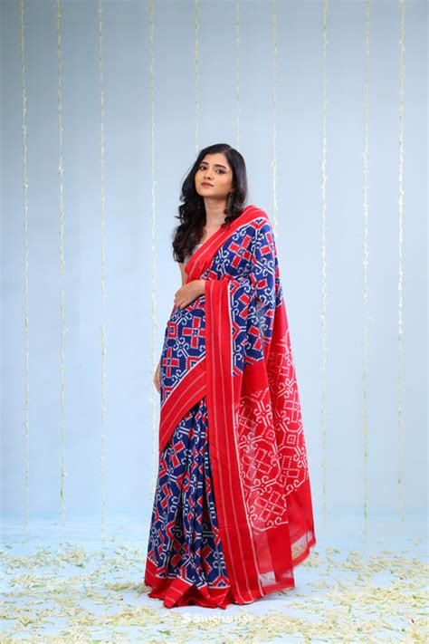 Pure Ikkat Silk Sarees Online | Ikat Designs | Singhania's