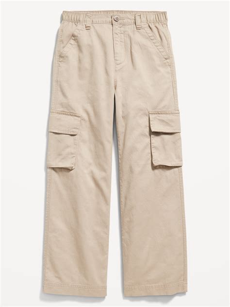 Mid-Rise Wide-Leg Cargo Pants for Girls | Old Navy