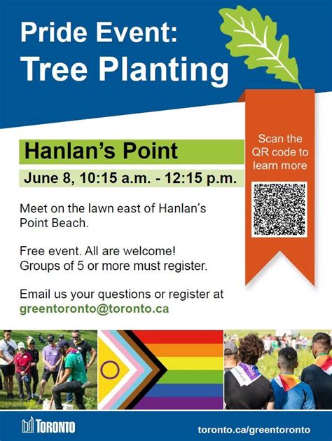 Pride Tree Planting Event, Hanlan's Point Beach, Toronto, 8 June 2024 ...
