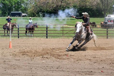 Open Mounted Shooting Event, Three Stages, Clay County SD Rodeo Grounds ...