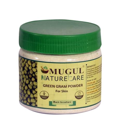 MUGUL NATURE CARE Green Gram Powder Face Pack | For Oil Control, Tan ...