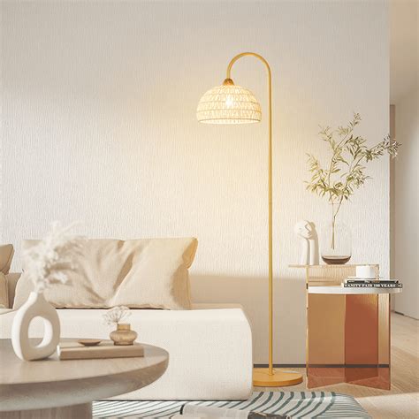 Rattan Arch Floor Lamp – Vakkerlight