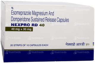 Nexpro RD 40 Capsule for Acid Reflux & Heartburn Relief