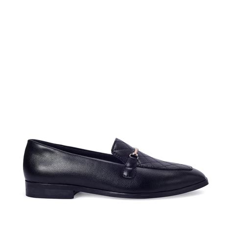 Buy Ava Formal Jet Black Loafers | Lino Perros