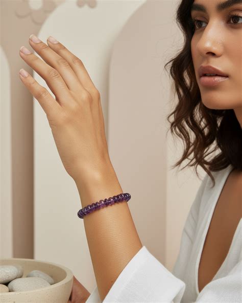 Bracelet: Buy Amethyst Bracelet for Women Online in India - Doki Doki World