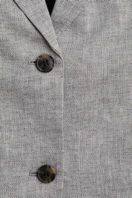 Women's Light grey marl Linen-blend blazer | H&M IN
