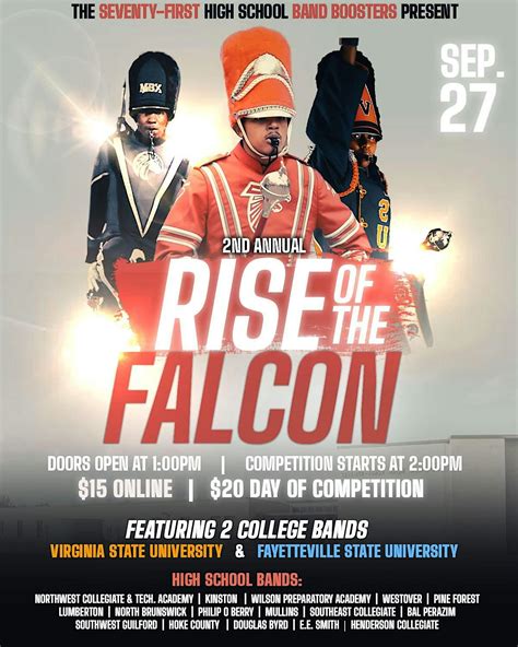 2nd Annual Rise of the Falcon Band Competition, Seventy-First High ...