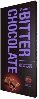 Amul Bitter Chocolate- 75% Rich In Cocoa, 150 g Bars Price in India ...