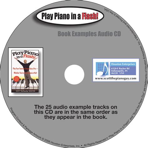 Play Piano in a Flash! Book Examples Audio CD: Scott The Piano Guy ...
