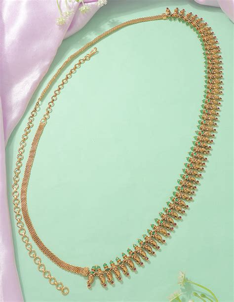 Buy Vaddanam Fashion Jewellery Accessories for Women Online – Violet ...