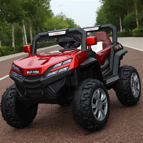 Kids Electric Cars Four-wheel Drive 1-8 Years Old Children RC Riding ...