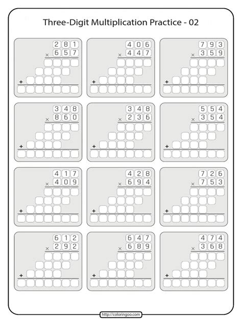 Image result for How to Do Three-Digit Multiplication