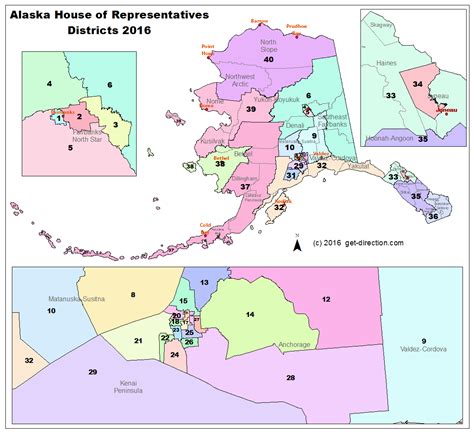 Map Of Alaska Districts