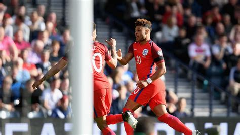 Scotland v England: Arsenal midfielder Alex Oxlade-Chamberlain ends 607 ...