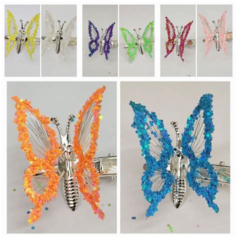 90s Hair Butterfly Clips