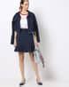 Buy Navy Blue Skirts for Women by Oxolloxo Online | Ajio.com