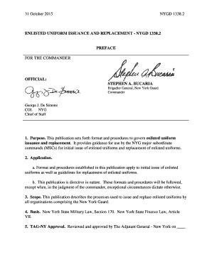 Fillable Online dmna ny ENLISTED UNIFORM ISSUANCE AND REPLACEMENT ...