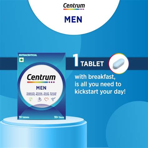 Buy Centrum Men 10 Tablets for INR 147.00 | Centrum