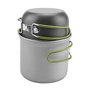 Set of 2 Corrosion Resistant Aluminum Pot, Solid and Durable Aluminum ...