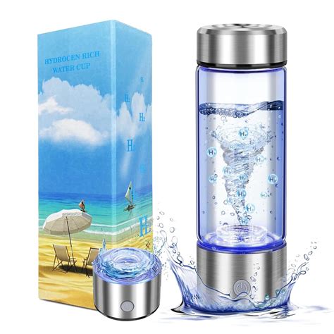 Premium Hydrogen Water Bottle with Advanced Electrolysis Technology ...