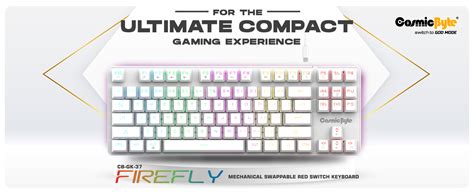 Amazon.in: Buy Cosmic Byte CB-GK-37 Firefly TKL Mechanical Gaming ...