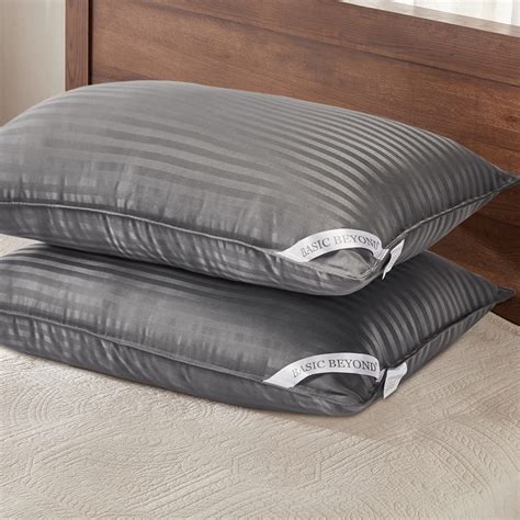 Basic Beyond King Size Pillows for Sleeping - Soft Down Alternative ...