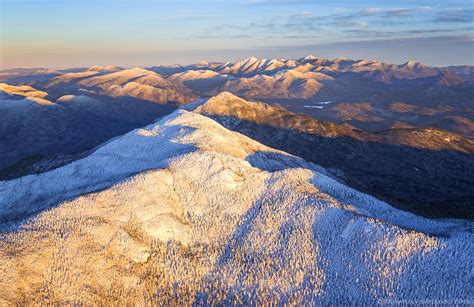 Seward Range over Seward with northern view to High Peaks ...