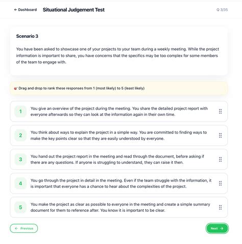 Situational Judgement Test