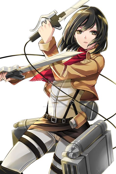 mikasa ackerman by sammihisame on DeviantArt