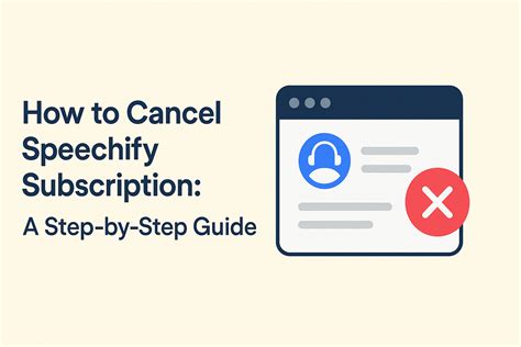 How to Cancel Speechify Subscription: A Step-by-Step Guide - Blog - Speechactors