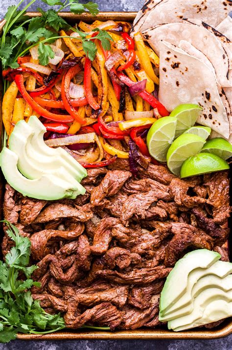 Sheet Pan Steak Fajitas - Recipe Runner