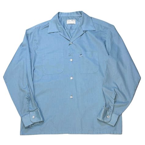 60s Royal Knight オープンカラー ボックスシャツ【L】 | BACK IN THE DAYZ.