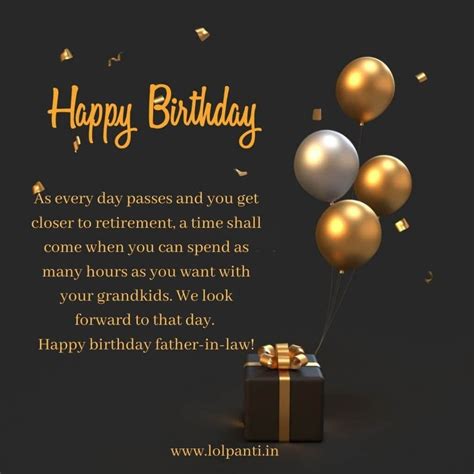 Birthday Wishes For Father In law Birthday Messages