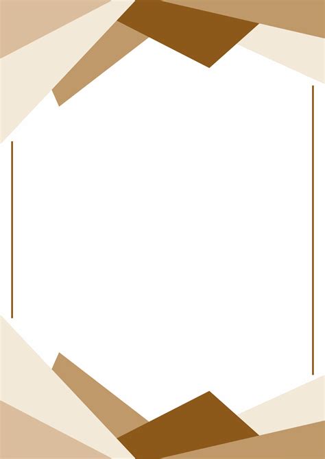 Frame or border with empty space. Abstract background brown stripes and ...