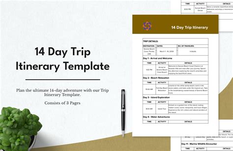 Editable Trip Itinerary Templates in Word to Download