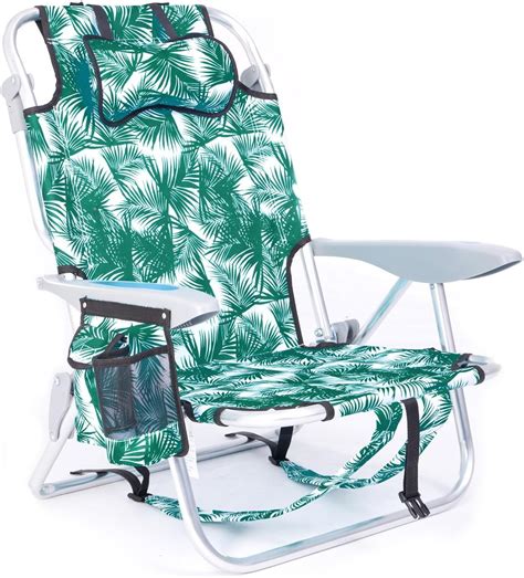 Lirted Portable Beach Chair for Adults, Outdoor Lightweight Camping ...