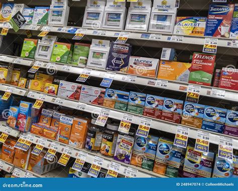 Kirkland, WA USA - Circa September 2021: Angled View of Cold, Flu, and ...