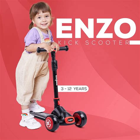 Baybee Enzo Skate 3 Wheel Kids Scooter - F1 — Toycra