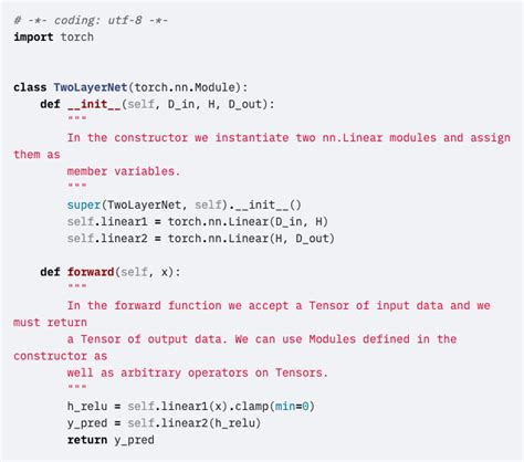 Image result for Pytorch Syntax