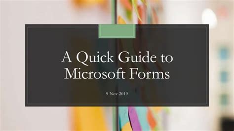 Image result for Microsoft Forms Guide
