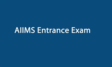 AIIMS releases entrance exam dates for DM, MCh, MD Hospital ...