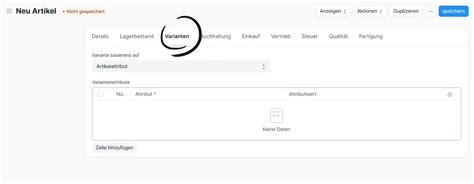 Artikel in ERPNext anlegen - ERPNext Beratung