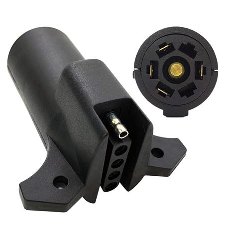 Buy Trailer Adapter, 7 Pin Trailer Connector Trailer Adapter 7 Pin ...