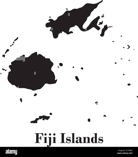 map of fiji island vector illustration design Stock Vector Image & Art - Alamy