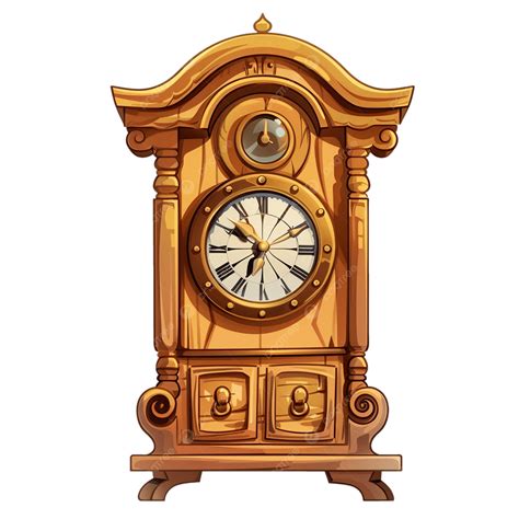 Grandfather Clock Clipart 100+ Grandfather Clock Cartoon Stock