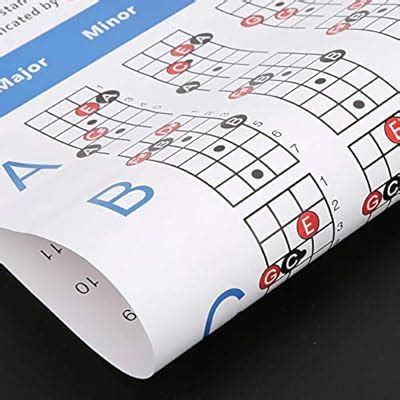 Walfront Bass Guitar Chords Chart Bass Guitar Reference India | Ubuy